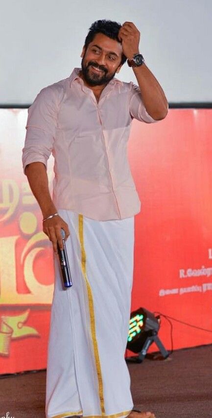 Actor Surya Stylish costume Veshti Sattai